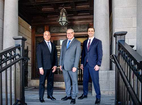 Attorneys Glenn G. Wegrzyn, Alan M. Cohen and Garrick Faulk